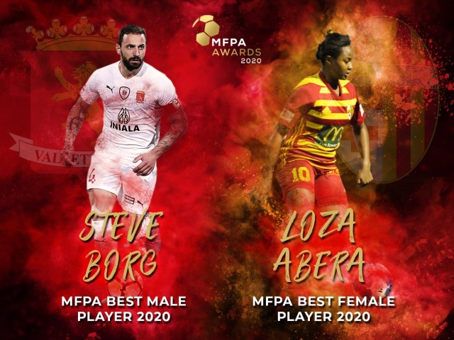 Steve Borg voted Best Male Player for season 19/20. Loza Abera claims Best Female Player Award.