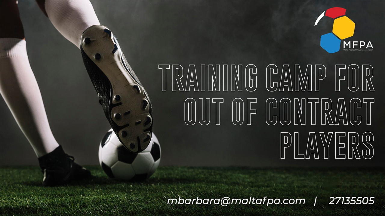 Training camp for out of contract players to start on the 10th of June